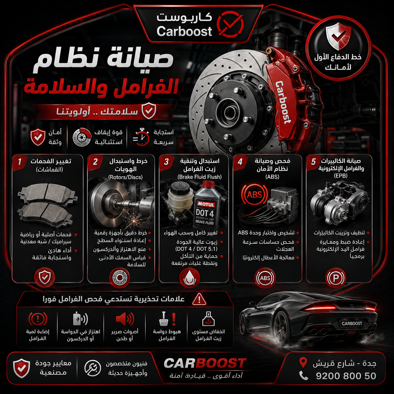 نظام الفرامل والسلامة